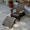Hamilton Folding & Reclining Adirondack Chair with Folding Adirondack Ottoman - Highwood - image 2 of 3