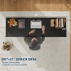 COZONY 59" White Farmhouse Executive Desk, Wooden Computer Table with File Drawer, Storage Cabinet & 3 Drawers for Home Office - 4 of 4