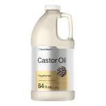 Horbaach Castor Oil | Hexane Free, Cold Pressed | 64 oz