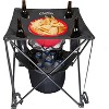 All-in-One Tailgating Table - Collapsible Folding Camping Table w Insulated Cooler, Food Basket & Travel Bag for Barbecue, Football Tailgate Parties - 3 of 4