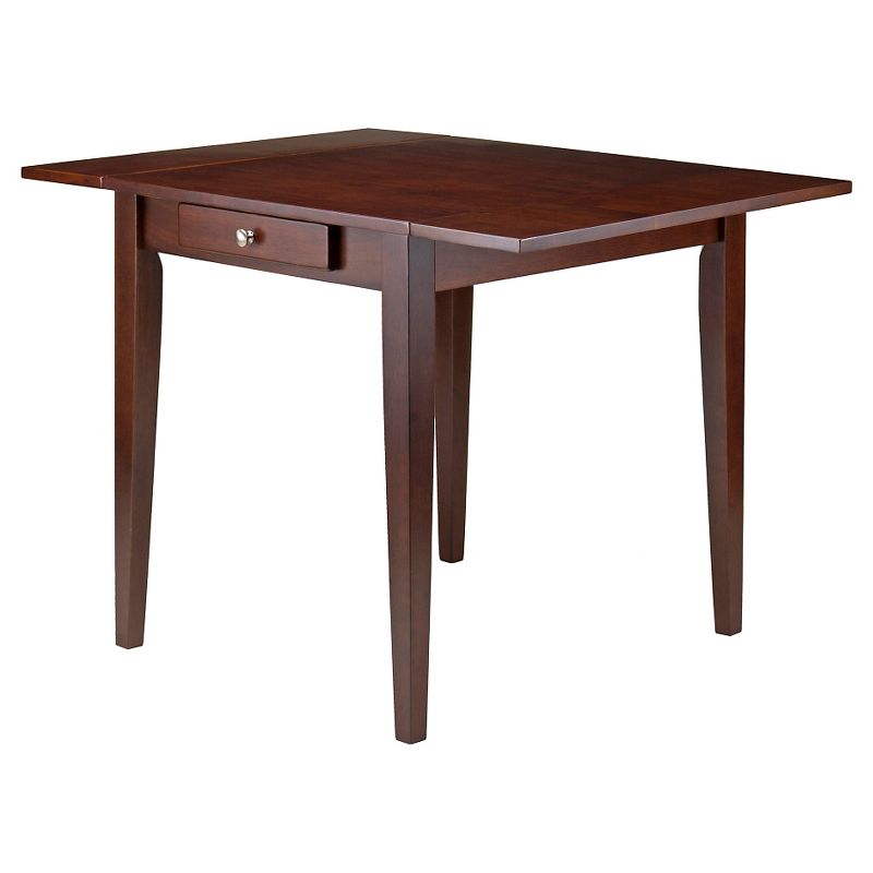 Hamilton Double Drop Leaf Dining Table Wood/Walnut - Winsome, 1 of 11
