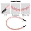 Unique Bargains Women's Faux Crystal Headband 0.59" Wide 1Pc - 3 of 4