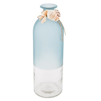 Beachcombers Teal Glass Conch Shell : Target