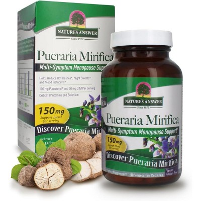 Nature's Answer Pueraria Mirifica Estro Balance Vegetarian Capsules 150mg, 60 Ct