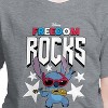 Boys' - Lilo and Stitch - Freedom Rocks Short Sleeve Graphic T-Shirt - 2 of 4