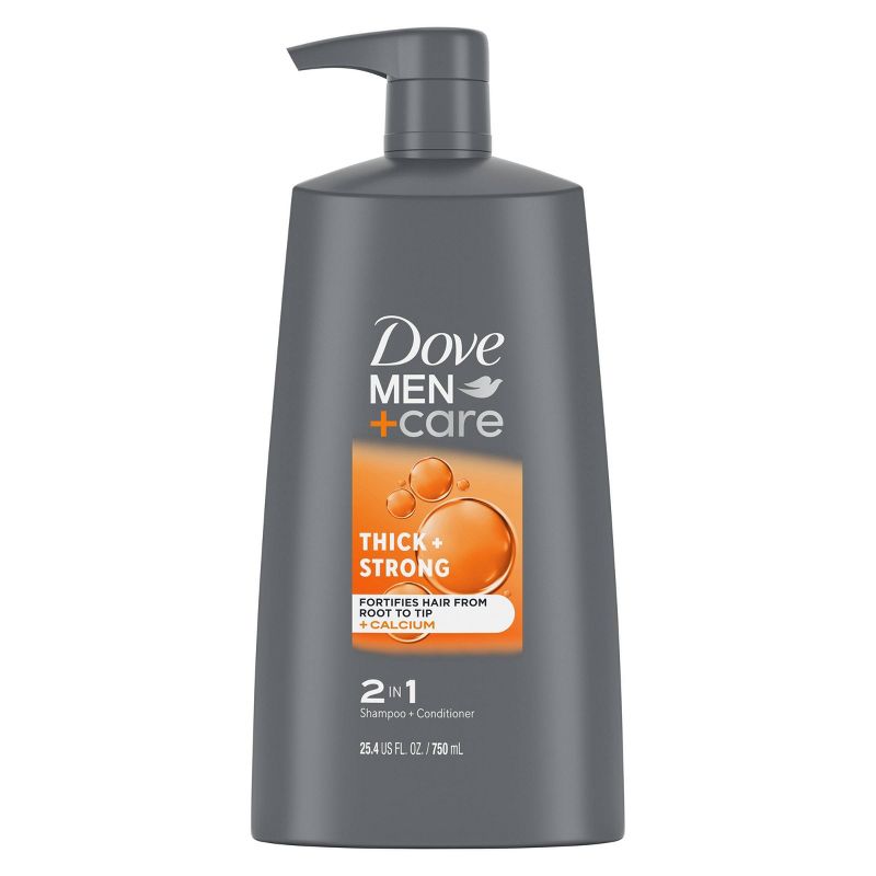 Dove Men+Care 2-in-1 Shampoo + Conditioner Thick + Strong for Fine or Thinning Hair, 3 of 9