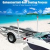 Universal Boat Trailer Guide Poles (2PCS) - 40"-60" Adjustable, Rustproof Galvanized Steel + PVC Pipes, Heavy-Duty - 3 of 4