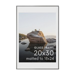 Haus and Hues Brushed Metal Frame with Real Glass, Gray/Bronze - 1 of 3