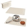 iDesign Sink Saddle for Double Kitchen Sink - Taupe - 3 of 4