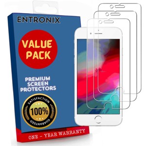 Entronix Clear Screen Protector Compatible with iPhone 8 Plus - 3-Piece Combo - 1 of 1