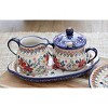 Blue Rose Polish Pottery K091 Manufaktura Cream & Sugar Set - 2 of 3