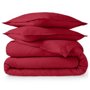 Cotton Flannel Duvet Cover & Sham Set by Bare Home - 1 of 4