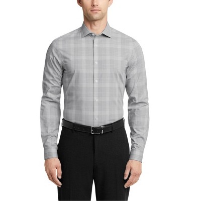 Calvin Klein Mens Steel+ Stretch Button Down Dress Shirt