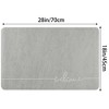 Unique Bargains Absorbent Quick Drying Non-Slip Rubber Backed Bath Mat 1 Pc - 4 of 4