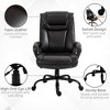 TiramisuBest 400lbs Brown Executive Office Chair, Wide Seat, High Back, Ergonomic, Adjustable Height - 2 of 4