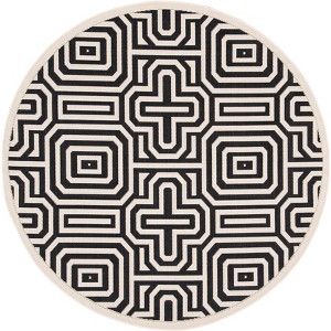 Courtyard CY2962 UV & Stain Resistant Non-Shedding Power Loomed Indoor/Outdoor Rugs - Safavieh - 1 of 4