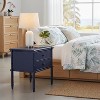 TiramisuBest 2 Drawer Nightstand-Vintage Green - 2 of 4