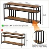 Jojoka TV Stand for Television, Entertainment Center with 3-Tier Open Storage Shelves - 4 of 4