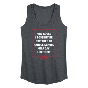 Women's - Ferris Bueller's Day Off - How Could I Possibly Graphic Racerback Tank - 1 of 4