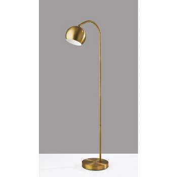 Emerson Floor Lamp Antique Brass - Adesso