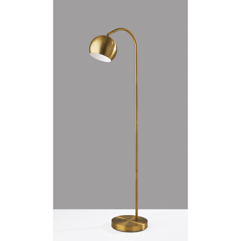 Emerson Floor Lamp Antique Brass - Adesso, 1 of 5