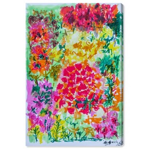 Art Remedy Manuel Roman - Floral Plaza Beach Life Inspired Wall Art Unframed - 1 of 4
