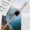 Worryfree Gadgets Leather Slim Bands for Apple Watch 38mm 40mm 41mm iWatch Series 8 7 6 SE 5 4 3 2 1- Assorted Colors - 4 of 4