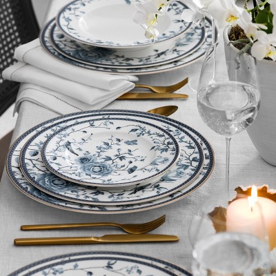Togas Fiore White/Blue Plate