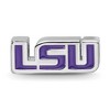 Black Bow Jewelry Sterling Silver Louisiana State Fighting Tigers NCAA Bead Charm - 3 of 4