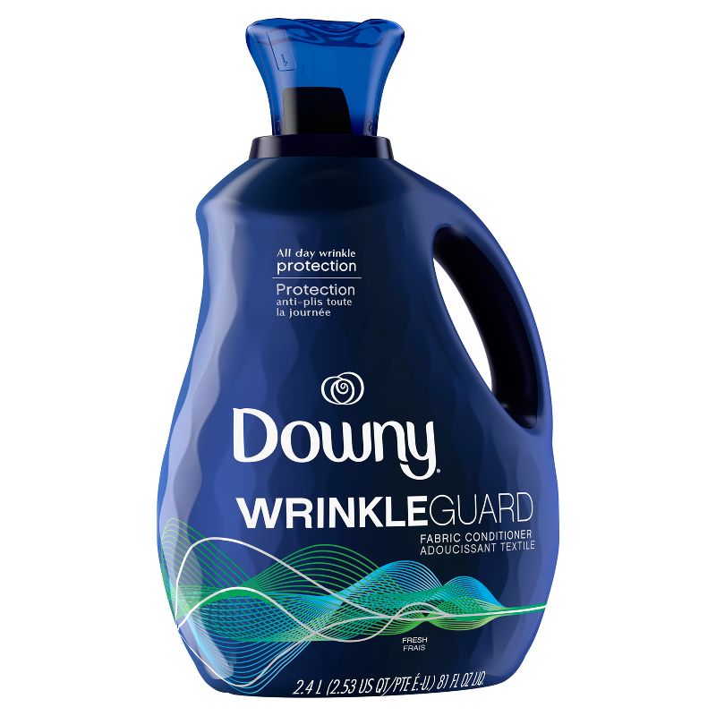 Downy Liquid Wrinkle Gaurd Fresh Fabric Softeners - 81oz, 4 of 7