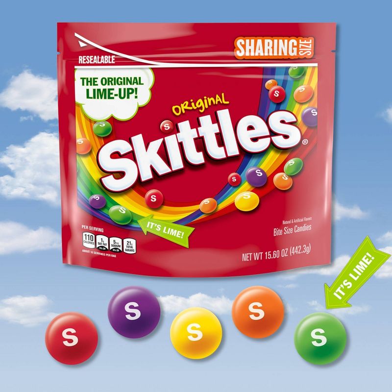 Skittles Original Sharing Size Chewy Candy - 15.6oz, 4 of 13