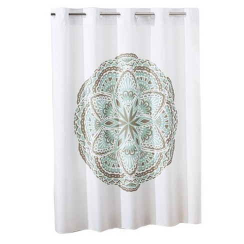 Henna Medallion Shower Curtain With, Medallion Shower Curtain Target