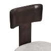 PAGED Upholstered Dining Chairs Set of 2 Stylish Dining Room Chairs with Solid Rubber Wood Legs for Dining Room, Kitchen, Restaurant - 4 of 4