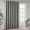 VYNXARIA 100x84" Printed Heathered Blackout Patio Panel - Energy Saving, Grommet Top£¬Gray(Only 1 Pc Panel) - 2 of 4