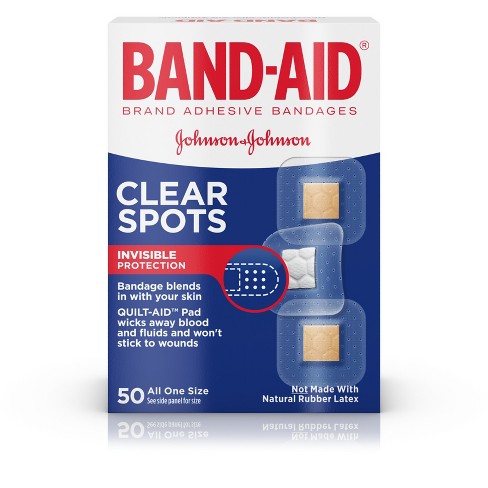 Band-Aid Clear Spot Bandages - 50ct : Target