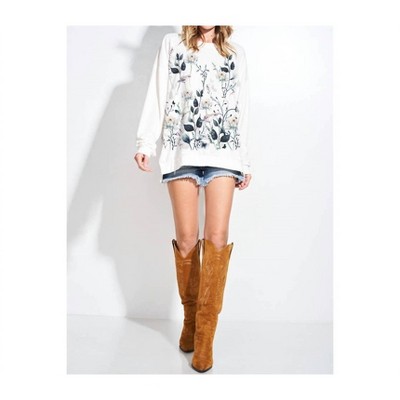Women's Floral Print Tunic Top - Phil Love