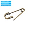 Unique Bargains Large Metal Sturdy Sewing Safety Pins for Blankets 20 Pcs - 4 of 4