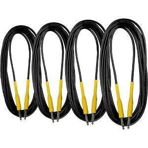 Musician's Gear 20 Ft. Instrument Cable, 4-Pack - 1 of 3