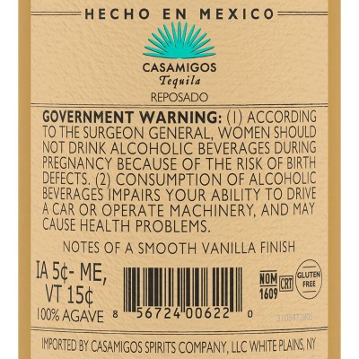 Casamigos Reposado Tequila - 375ml Bottle