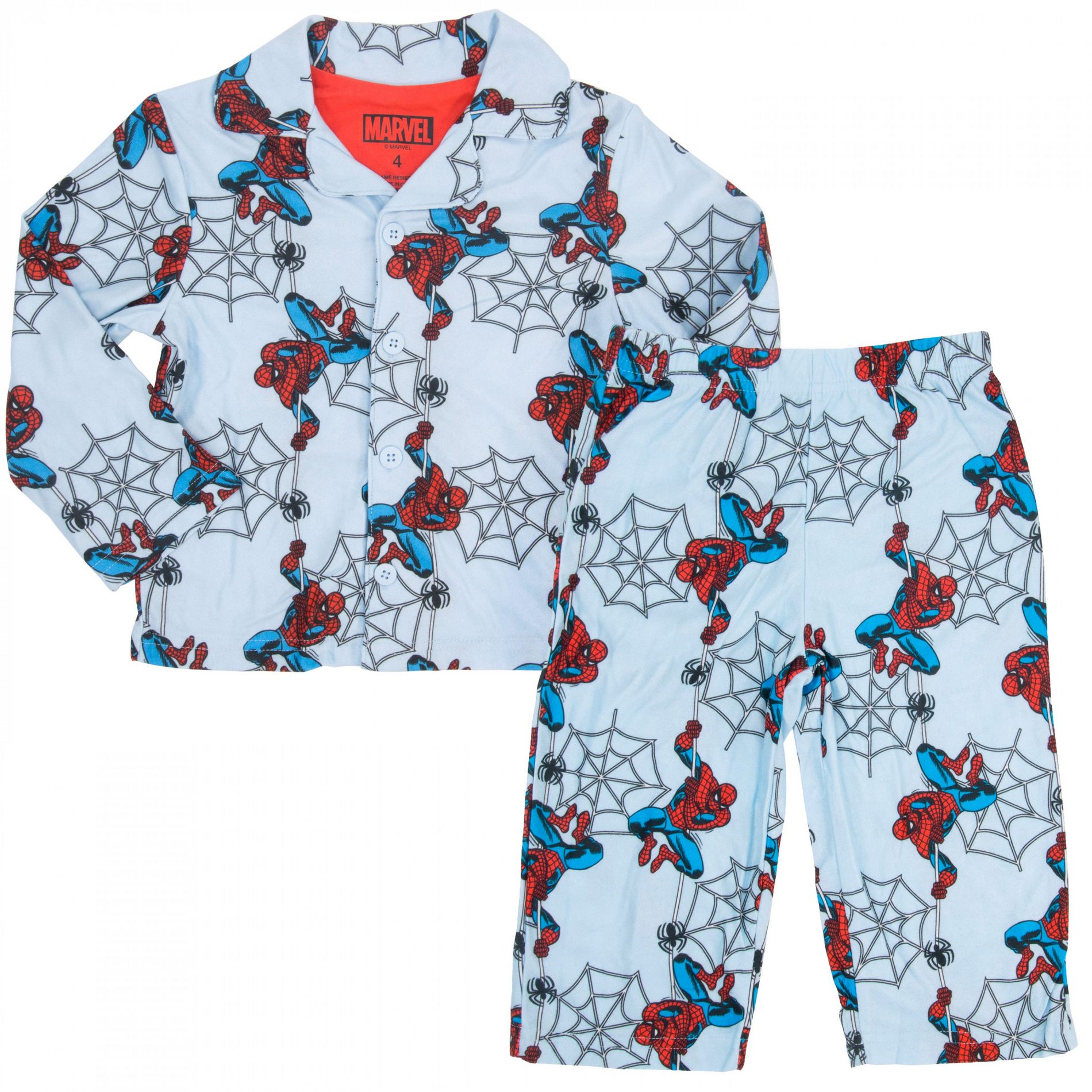 Kids Spider-Man Hangin' Around 2-Piece Pajamas - Size 8
