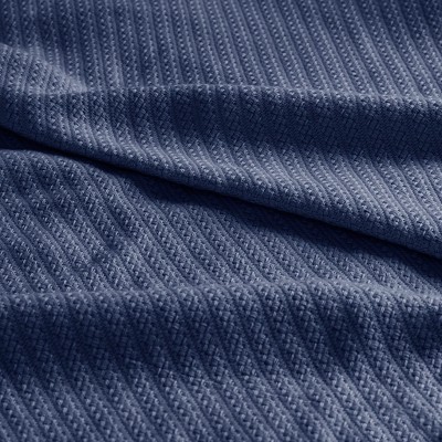 Navy Blue King Size Cotton Machine Washable Blanket