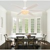 Bella Depot 65" Bohemian White Wooden Ceiling Fan with Light - 3 of 4