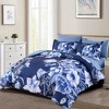 BAGOKIE 7 Pieces Floral Bed in a Bag  Comforter Set for All Season - 2 of 4