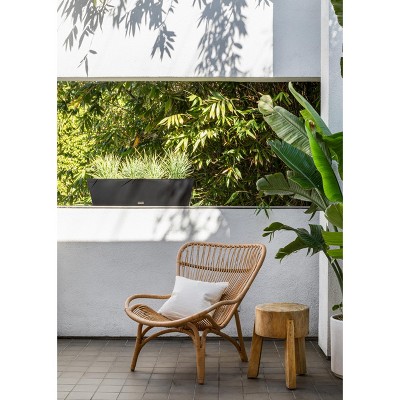 Black 36" Recycled Plastic Window Box Planter