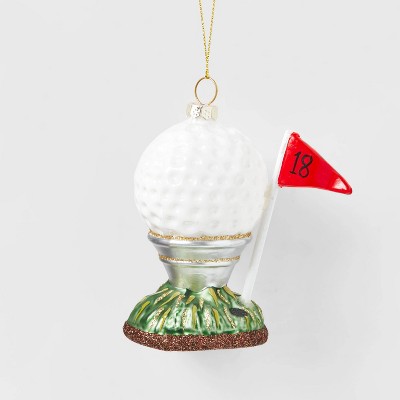 Glass Golf Ball Christmas Tree Ornament - Wondershop™