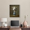 Art Remedy Jean Baptiste Chardin - A Vase of Flowers Classical vintage floral vase wall art Framed - 2 of 4
