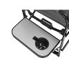 DOMETOUR Camping Directors Chair, Heavy Duty,Oversized Portable Folding Chair with Side Table, Pocket for Beach, Fishing,Trip,Picnic,Lawn 
Grey - 3 of 4