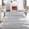 Berber Stripe Rug – Washable, Low Pile, Non-Slip, Foldable Area Rug for Living Room, Bedroom, Dining Room, Office, Soft & Modern - 2 of 4