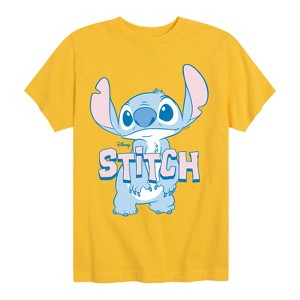 Boys' - Disney - Stitch Pastel Oversized Short Sleeve Graphic T-Shirt - 1 of 4