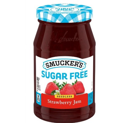 Smucker's Sugar Free Seedless Strawberry Jam with Splenda Brand Sweetener, 12.75 Ounces (Pack of 2)
